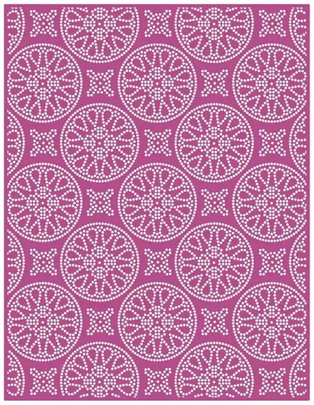 Faquinha de Corte Fundo pontilhado Rendas