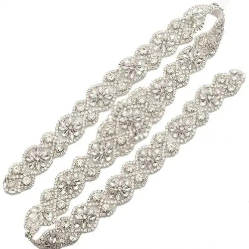 Kit com Cinto e Alças de Strass