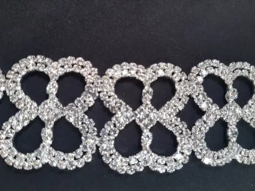 Aplique de strass para cinto prata, rosé, dourado ou chumbo