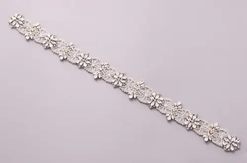 Cinto de Strass Bordado de Renda