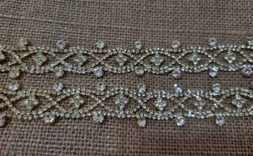Cinto de Strass Dourado Luxo