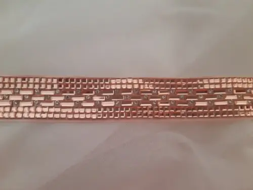 Cinto de Strass e Mini Espelhos Rosé Gold