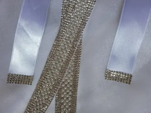 Cinto de Strass e Mini Pérolas Sob Medida