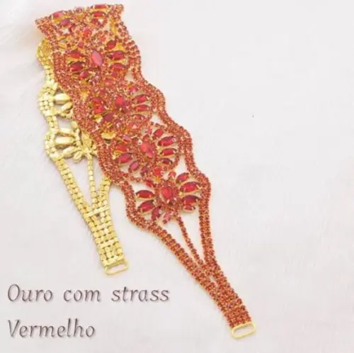 Cinto de Strass Flores em 7 Cores