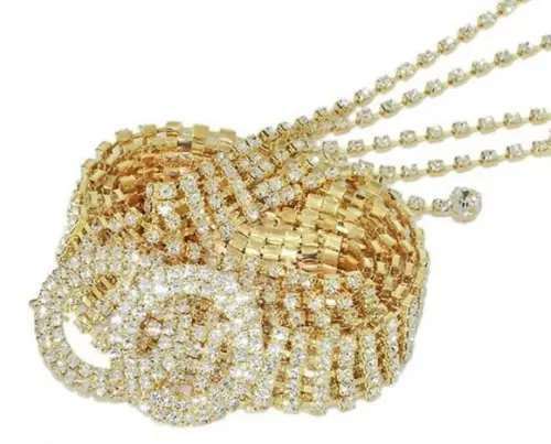 Cinto de strass luxo, cintura toda, dourado ou prata