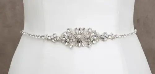 Cinto De Strass Prata