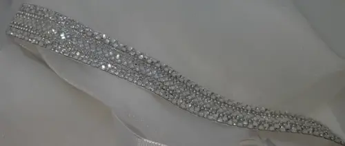 Cinto de Strass Prata com Mini Espelhos