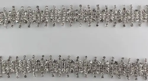 Cinto de Strass Prata Design Moderno