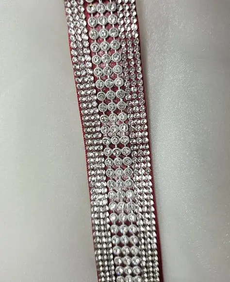 Cinto de Strass Prata Sob Medida