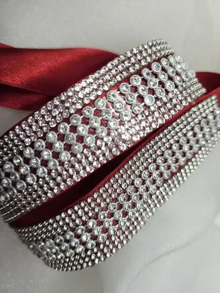 Cinto de Strass Prata Sob Medida