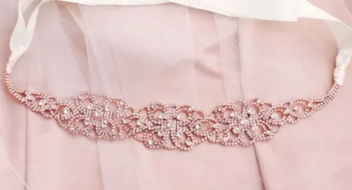 Cinto de Strass Renda Francesa