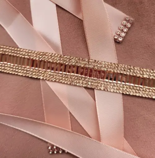 Cinto de Strass Rose Gold