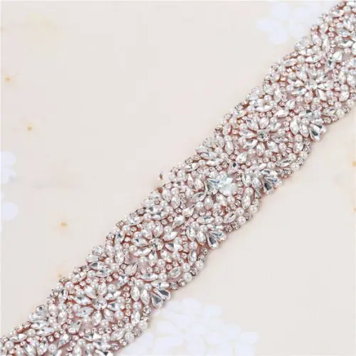 Cinto Largo 5,3cm Pedras e Pérolas Prata, Rosé ou Dourado