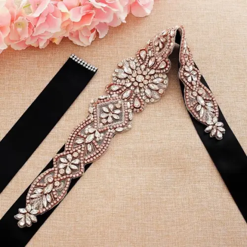 Cinto Rose Gold com Pedrarias