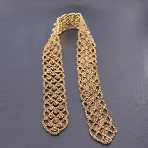 Cinto strass quadriculado 2 cores