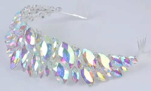 Coroa de cristal luxuosa