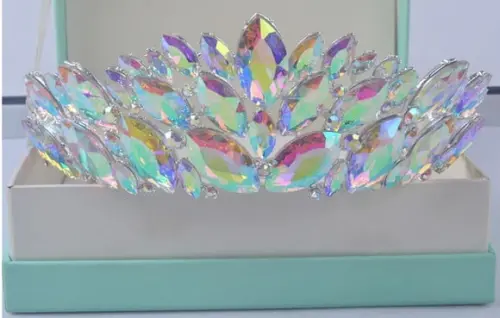 Coroa de cristal luxuosa
