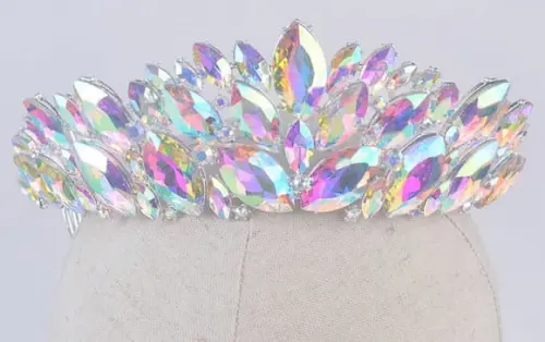 Coroa de cristal luxuosa