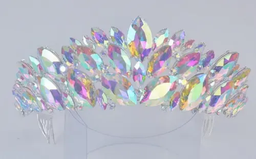 Coroa de cristal luxuosa