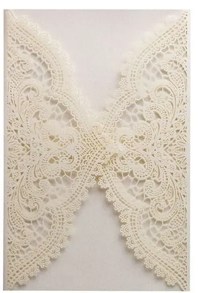 Envelopes rendados branco papel perolado