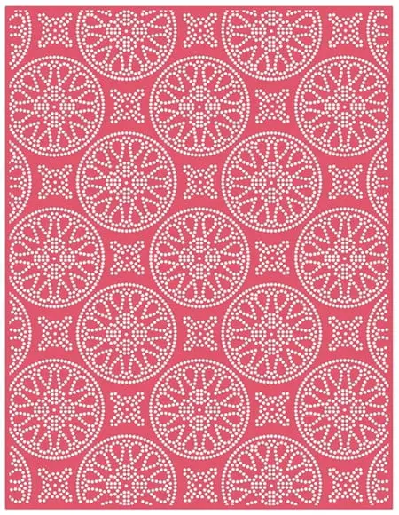 Faquinha de Corte Fundo pontilhado Rendas