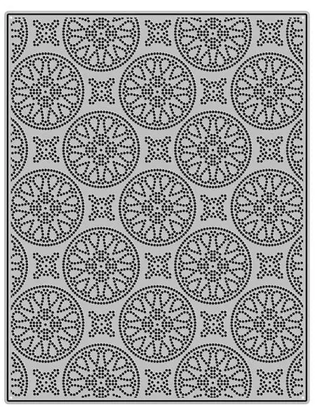 Faquinha de Corte Fundo pontilhado Rendas