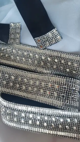 Kit com Duas Alças de Strass