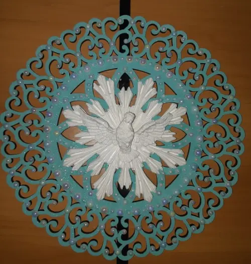 Mandala Espírito Santo Azul