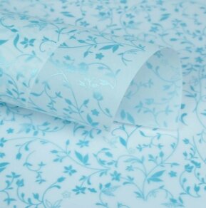 Papel Vegetal Estampa Floral 10 folhas A4