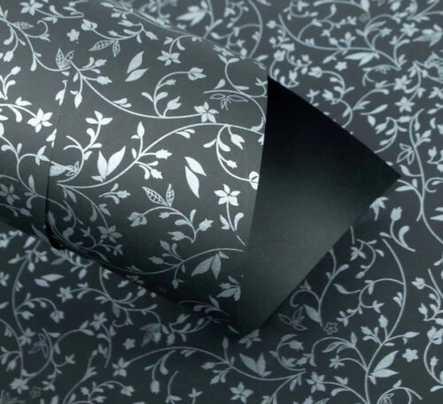 Papel Estampado Floral - 10 folhas A4