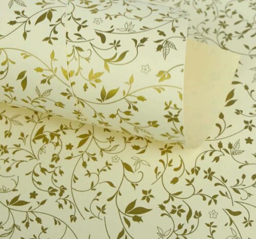 Papel Estampado Floral - 10 folhas A4