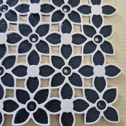 Aplique rendado duplo 12 X 12 cm - 10 kits