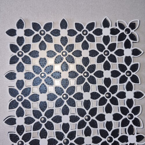 Aplique rendado duplo 12 X 12 cm - 10 kits