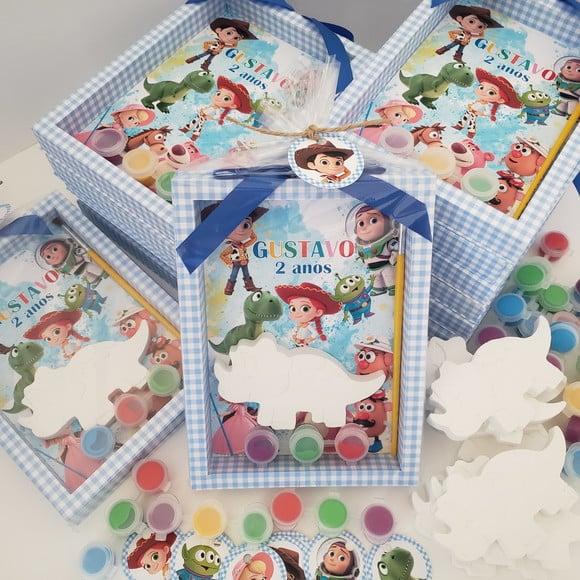 Lembrancinha Aniversário Kit Pintura Gesso Toy Story