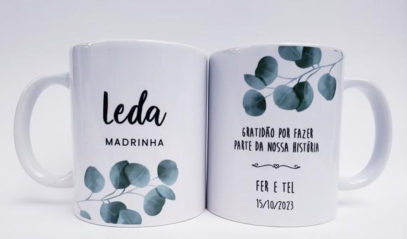 Caneca Personalizada Casamento Padrinhos