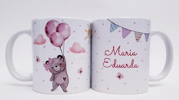 Lembrancinha Caneca Personalizada Ursinha
