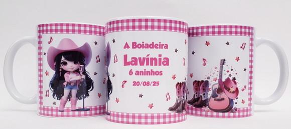 Lembrancinha Caneca Personalizada Aniversario Boiadeira