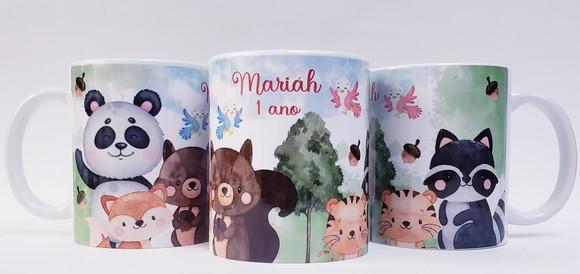 Lembancinha Caneca Personalizada Bosque Encantado