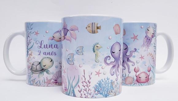 Caneca Personalizada Fundo do Mar Mesnina