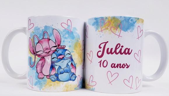 Caneca Persolizada Aniversario Stitch