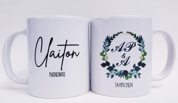 Caneca Personalizada Casamento Padrinhos