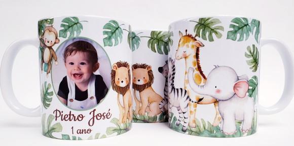 Caneca Personalizada Safari com Foto