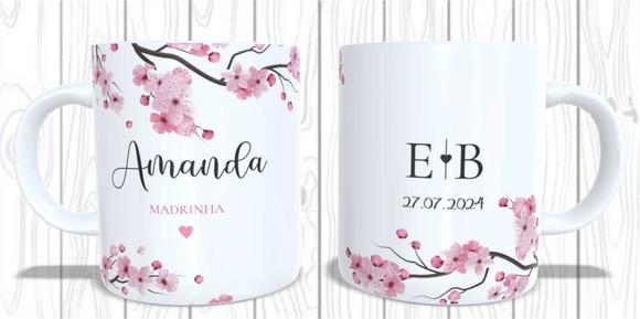 Caneca Personalizada Casamento Padrinhos