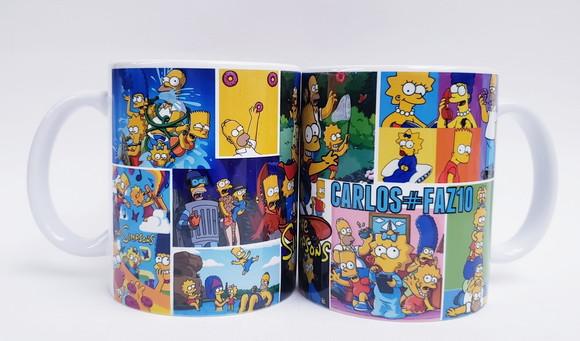 Caneca Personalizada os Simpsons