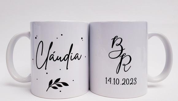 Caneca Personalizada Casamento Padrinhos