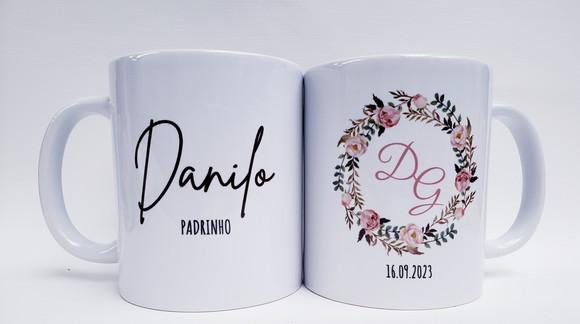 Caneca Personalizada Casamento Padrinhos