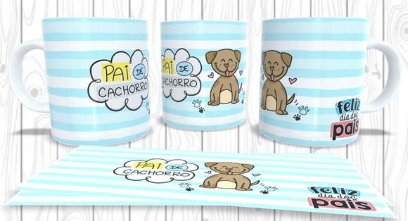 Lembrancinha Caneca Personalizada Dia dos Pais Pet