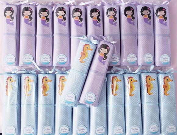 Lembrancinhas Mini Lousa de Tecido Sereia