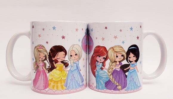 Lembrancinha Caneca Personalizada Princesas10