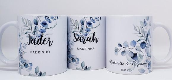Caneca Personalizada Casamento Padrinhos